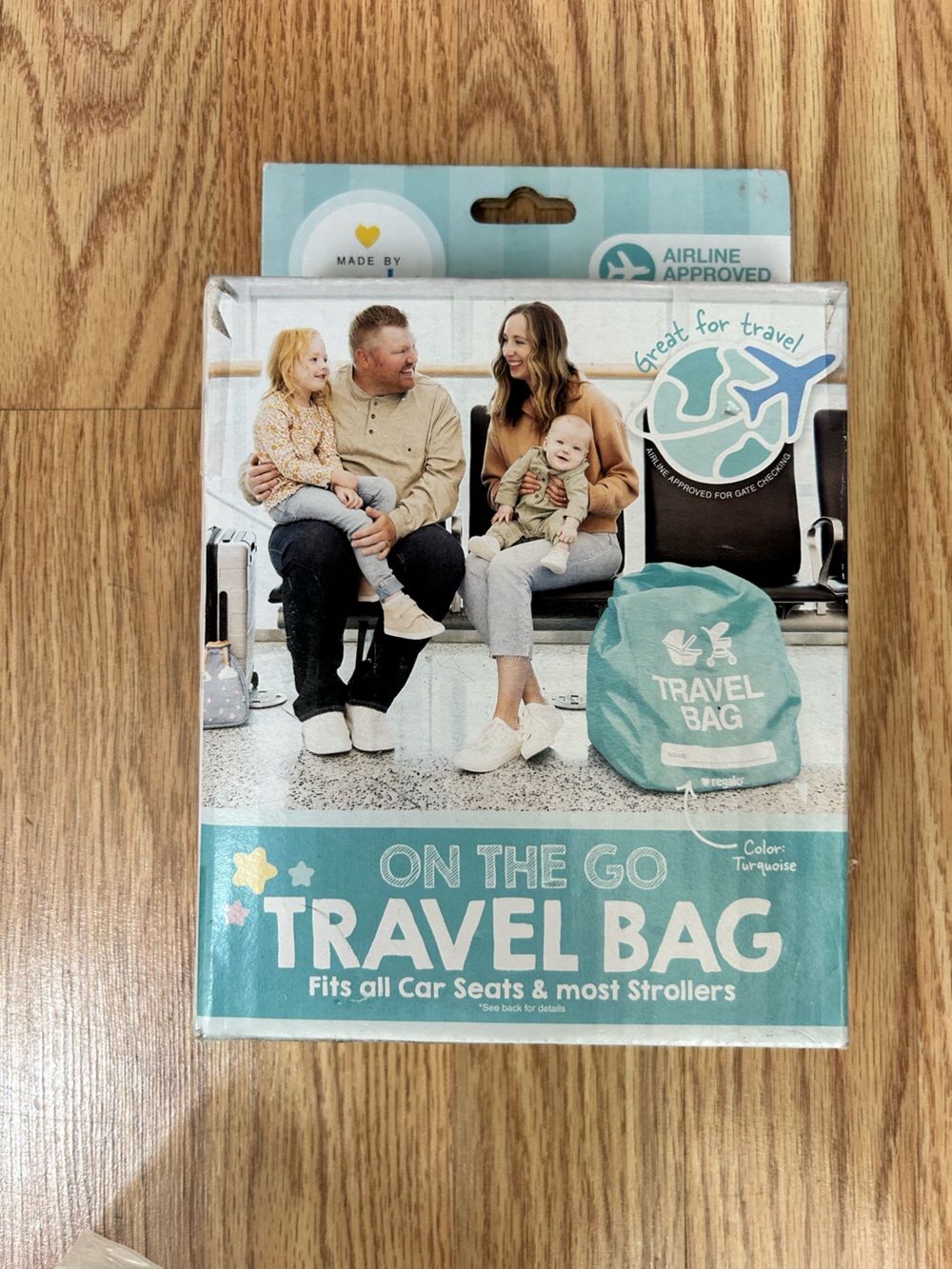 On The Go Travel Bag - Turquoise